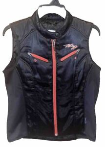 Gilet zippé complet pour équipement d'équitation Harley-Davidson noir taille S