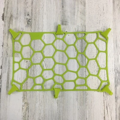 Boon Span Dishwasher Net Green Rubber Rack Stretchy Silicone Corner Hooks Baby - Image 1 of 4