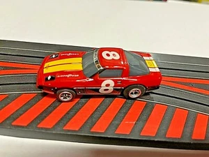 TOMY AFX Corvette GT Racer #8 w/ Original AFX Gplus Type Chassis ALL IN EUC - Picture 1 of 4