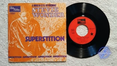 Stevie Wonder – Superstition 45 tours - Photo 1/2
