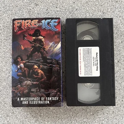 Fire and Ice (VHS) Fantasy Ralph Bakshi Frank Frazetta Nekron Larn Teegra Sci-fi - Image 1 of 4