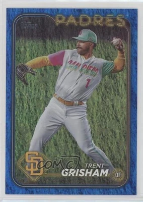 2024 Topps Series 1 Blue Holofoil /999 Trent Grisham #157 - Image 1 of 2