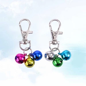 2Pcs Mini Assorted Color Bells for Pet Dog Puppy Collar Decoration (Random - Picture 1 of 11