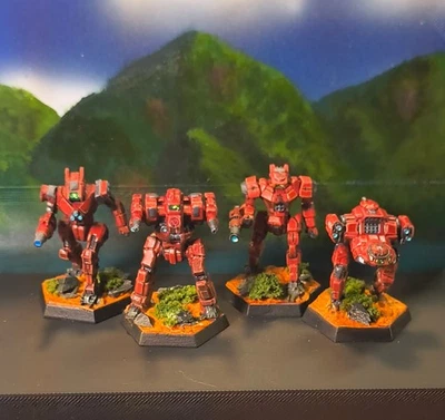 Painted Battletech 内球 Stiker Lance - 光之剑 - Kurita - 贴花 — 第 1/4 张图片