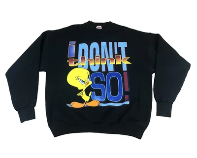 Sudadera De Colección Piolín Pájaro Cuello Redondo 18/20W Looney Tunes Warner Bros Y2K Años 90 Foto 1 de 4