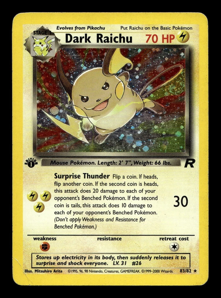 Vintage WOTC Pokemon Cards! Holo Rares - Heavy Played/Damaged Choose Your Card! - Image 1 of 1
