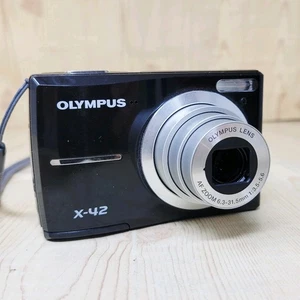 Olympus X-Series X-42 fotocamera digitale 12,0 MP nera testata funziona NO MEMORY CARD - Foto 1 di 10