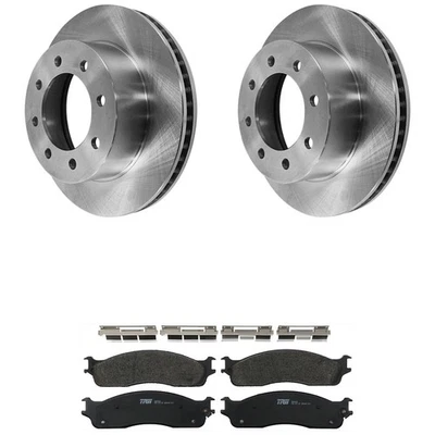 KIT-072924-963 TRW Kits de discos de freno y pastillas Juego de 2 ruedas delanteras para camioneta Ram 2500 Foto 1 de 4