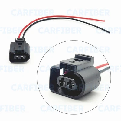 2-Pin Windshield Washer Pump Pigtail Connector Fits Mercedes-Benz E550 2010-2012 - Image 1 of 4