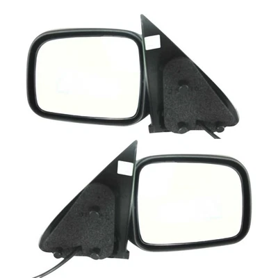 Conjunto de 2 espelhos elétricos para 2002-2007 Jeep Liberty esquerda direita taxturizada preto - Imagem 1 de 4