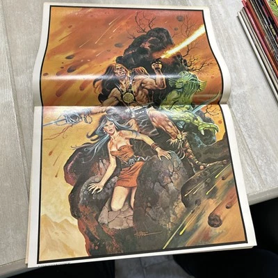 ASIMOV'S SF ADVENTURE MAGAZINE #2 Complete Full Color Poster Inside VG/FN - 6 Foto 1 de 4