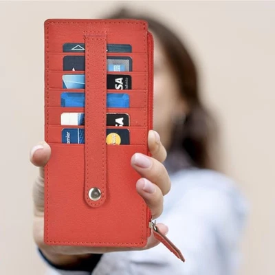 Genuine Leather Credit Card Holder for Women - Image 1 of 4