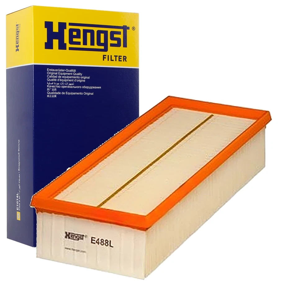 Hengst Filter E488L Luftfilter Motorluftfilter für VW Seat Touran VAN 2003 -