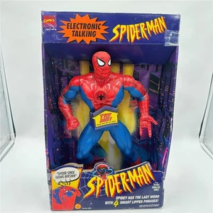 Vintage 1994 Toy Biz Marvel Comics Electronic Talking Spider-Man 15" Figur NOS - Bild 1 von 4