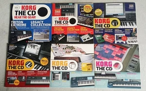 6 x KORG "THE CD" Equipment demo CDs Winter 2004 - Winter 2006/7 - Imagen 1 de 13