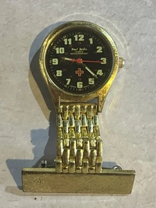 Vintage Paul Jardin Schwesternuhr goldfarben läuft hat neue Batterie A3 - Bild 1 von 4