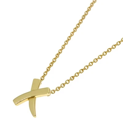 TIFFANY&Co.  kiss Necklace K18 Yellow Gold  Ladies [Used] - Image 1 of 4