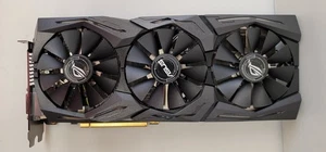 ASUS GEFORCE GTX ROG-STRIX-GTX1080TI-11G-GAMING 11GB GDDR5X GRAPHIC CARD *QTY - Picture 1 of 7