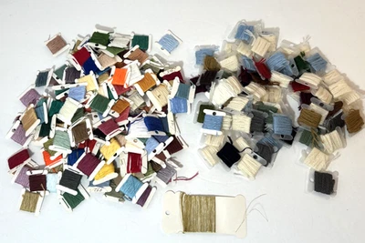 Embroidery Floss Thread  Partial/Full Carded Skeins 138 Thread & 75 Yarn, 1 Gold - Image 1 of 4