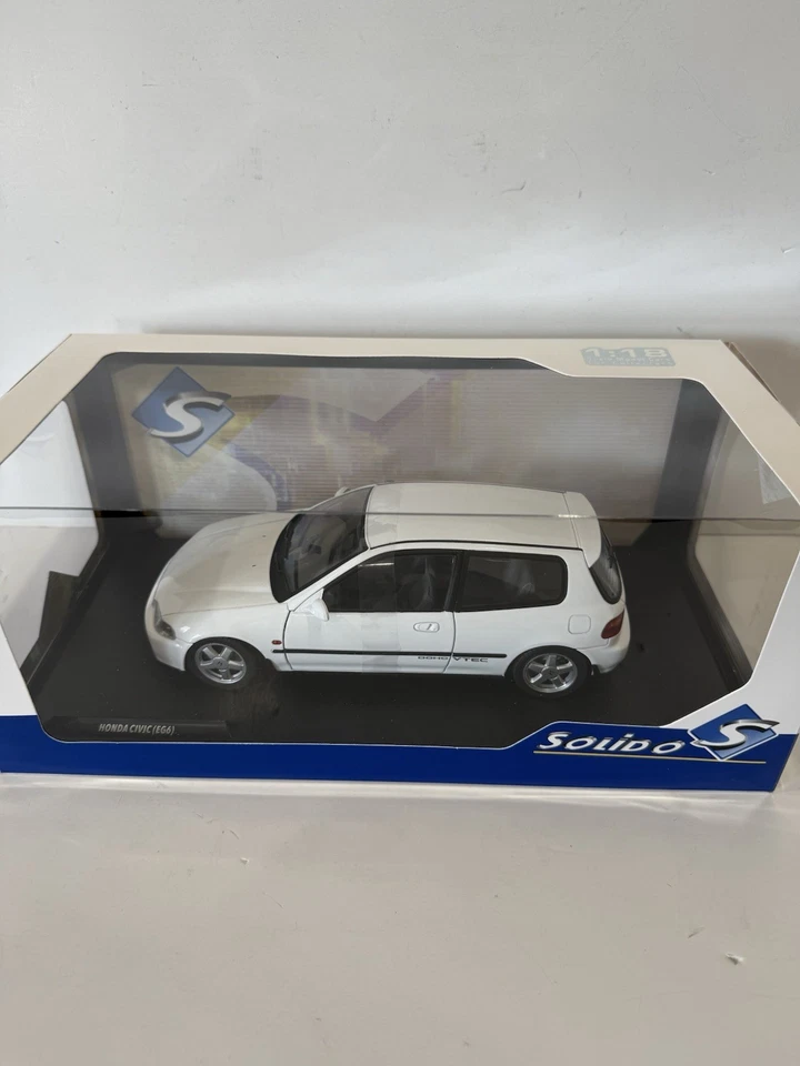 1/18 Solido 1991 Frost White Honda Civic (EG6) - Image 1 of 1