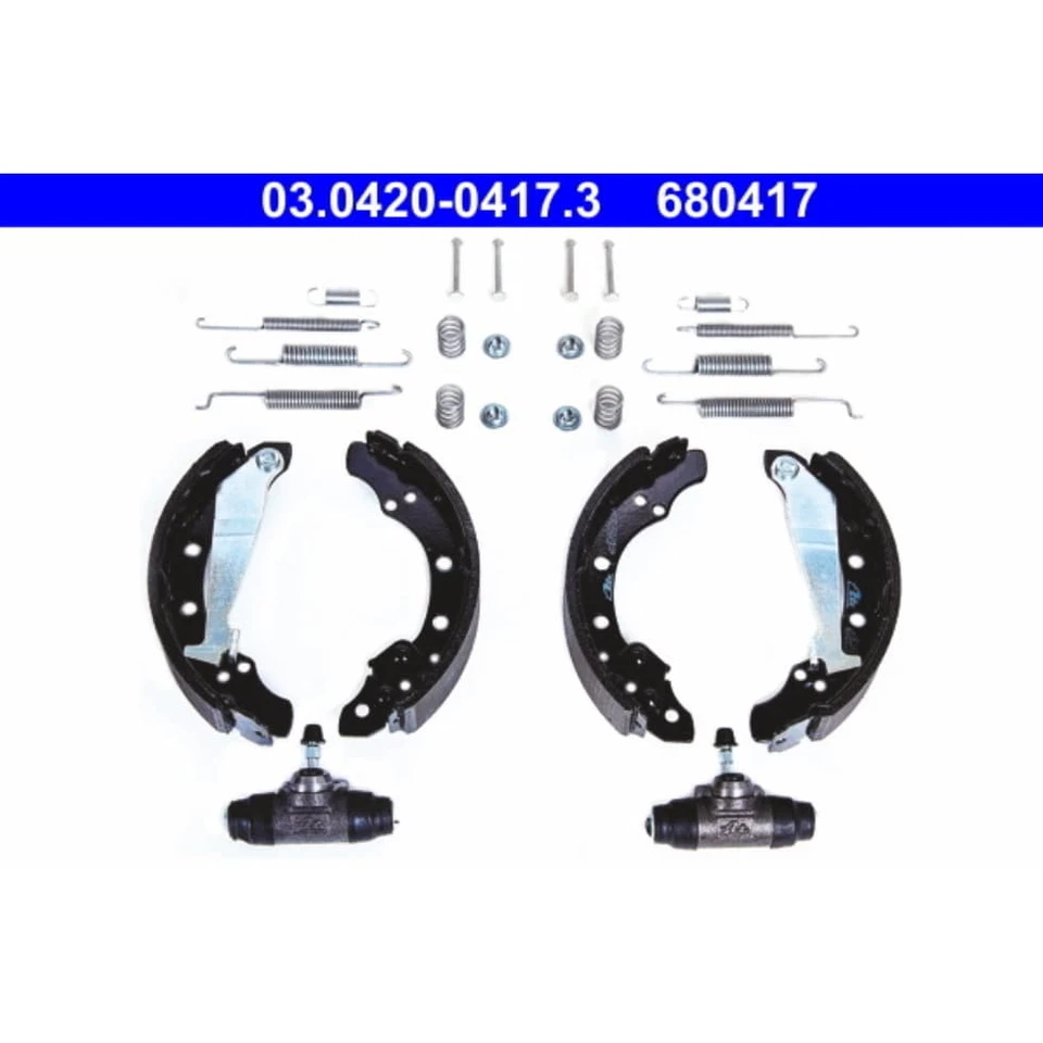 Bremsbackensatz ATE 03.0420-0417.3 für Audi VW 80 B2 100 C2 Coupe Passat B1 - Bild 1 von 1