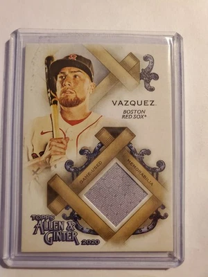 2020 Topps Allen & Ginter's - Full Size Relics a Christian Vazquez #FSRA-CV... - Image 1 of 2