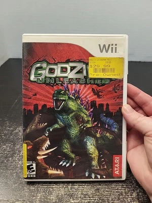 Godzilla Unleashed Nintendo Wii 2007 No Manual Tested Read Description  - Image 1 of 4