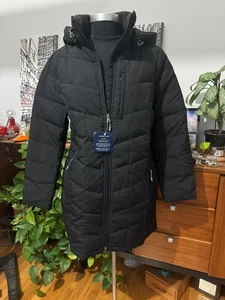 Lands' End Women's Down Winter Coat Size Med Black NWT - Picture 1 of 11