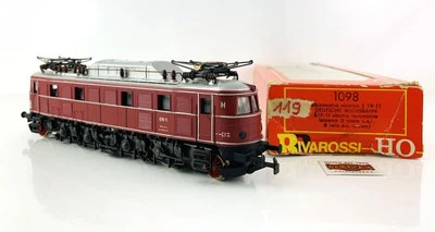 PS54 RIVAROSSI H0 1098 - LOCOMOTIVA ELETTRICA DR E 19 11 - AC ANALOGICA - Immagine 1 di 4