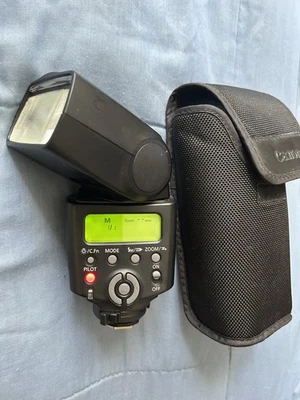 Canon Speedlite 430EX II w/ Soft Case ~ Tested & Working - Image 1 of 4