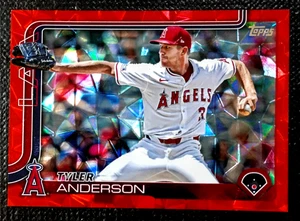 2025 Topps Series 2 Tyler Anderson - RED DIAMANTE FOIL 4/5 (ONLY 5) *MINT*QRSC* - Picture 1 of 14