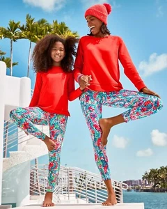 Lilly Pulitzer Girls Luxletic Mini Beach Comber Sweatshirt S 4-5 Years 281209 - Picture 1 of 10