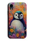 Floral Penguin Phone Case Cover In Flower Gardens Garden Penguins King CJ01