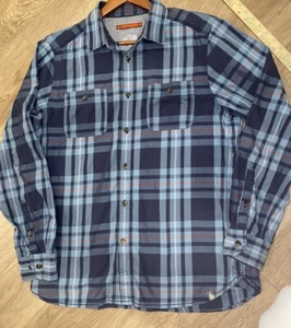 North Face Hemd Herren L Langarm Knopfleiste Wandern Camping Taschen Freizeit - Bild 1 von 13