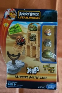 Angry Birds Star Wars Jenga Tatooine Battle Game MILLENNIUM FALCON SLINGSHOT - Picture 1 of 7