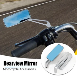 Fit For Harley Dyna Softail/Sportster Touring Chrome Motorcycle Rear View Mirror - Bild 1 von 12