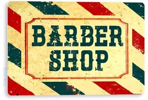 Friseurladen Retro rustikal Friseurstange Metallschild Dekor Salon Salon Blechschild B917 - Bild 1 von 3