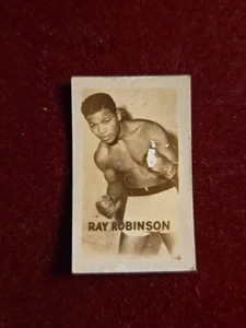 Sugar RAY ROBINSON RC 1948 Topps Magic Photos Boxing #19A Rookie Card Boxer HOF - Picture 1 of 4