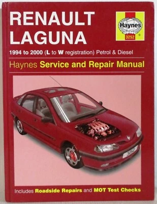 Haynes - Renault Laguna,1994-2000 Gasolina y Diésel / Service & Repairs Manual - Imagen 1 de 4