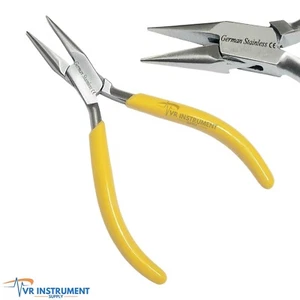  Half Round Nose Pliers Bending Jewelry Making Repair Beading Wire Working 5" - Picture 1 of 3