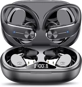 Auriculares Inalámbricos Bluetooth Deportivos 2024 NUEVOS 5.3 Auriculares 68H Tiempo de Juego - Imagen 1 de 1