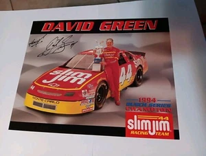 David Green Postcard Autographed #44 Slim JIM 1994 BGN Champion Nascar  - Picture 1 of 3
