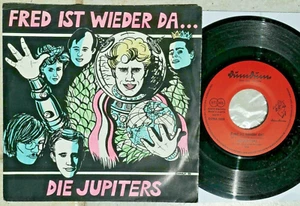 Die Jupiters ‎– Fred ist wieder da.... 7" colour-handpainted sleeve Dum Dum Rec. - Picture 1 of 4