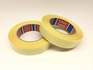 2 PACK - 4934 Tesa Tape 25mm  Double Sided Tape Fabric Backing  (x2) - Picture 1 of 5