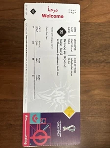 World Cup Qatar 2022 Ticket - Match 52 Round of 16 FRANCE POLAND - Picture 1 of 2