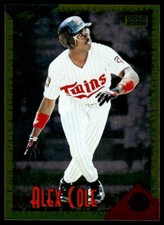 1994 Score Rookie & Traded Gold Rush RT50 Alex Cole  Minnesota Twins