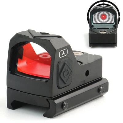 2MOA Red Dot Sight Shake Awake Reflex Sights for Pistol Rifle w/20mm Rail Mount - Image 1 of 4