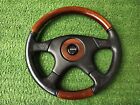 MOMO Steering Wheel  Olympic Ⅲ Wood combination leather black Benz BMW Volvo....