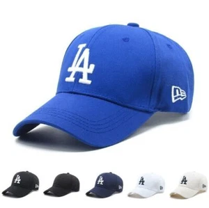 New York Los Angeles LA Dodgers Men Women Cotton Hat Baseball Sport Snapback Cap - Picture 1 of 18
