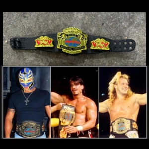 Mattel WCW Cruiserweight Championship Title Belt Wrestling Elite Figure WWE WWF - Picture 1 of 1